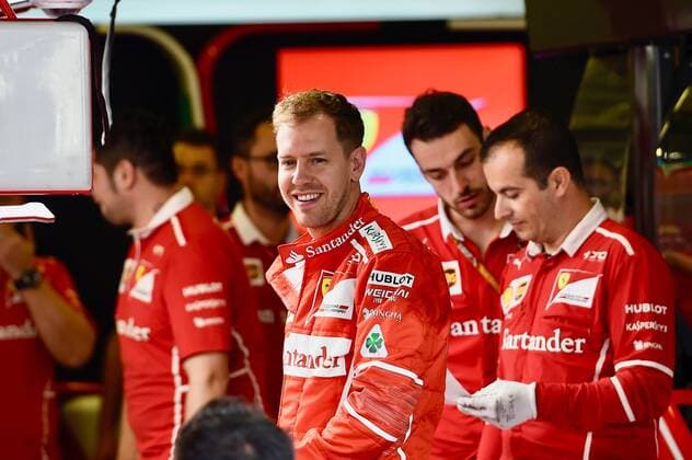 Sebastian Vettel (GER 5), Scuderia Ferrari, Grosser Preis von ABU DHABI 2017, Vorbereitungen, Motorsport, Formel 1, 23.11.2017, ABU DHABI Copyright: xAndre Eibner-Pressefotox EP_JAE