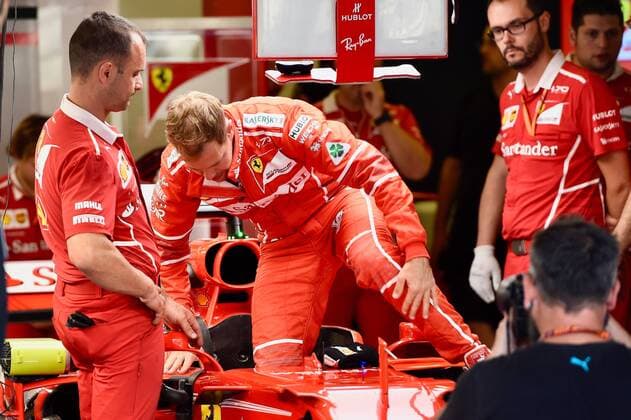 Sebastian Vettel (GER 5), Scuderia Ferrari, Grosser Preis von ABU DHABI 2017, Vorbereitungen, Motorsport, Formel 1, 23.11.2017, ABU DHABI Copyright: xAndre Eibner-Pressefotox EP_JAE