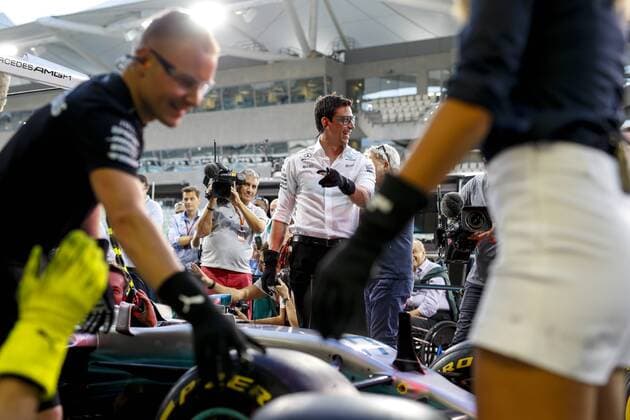 Motorsports: FIA Formula One World Championship WM Weltmeisterschaft 2017, Grand Prix of Abu Dhabi, Toto Wolff (AUT, Mercedes AMG Petronas Formula One Team), Abu Dhabi United Arab Emirates
