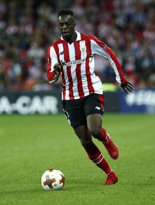 DAVID S. BUSTAMANTE 23 11 2017 BILBAO PAIS VASCO Partido correspondiente a la Jornada 5 del grupo J de la UEFA Europa League de futbol entre el Athletic de Bilbao y el Hertha BSC Berlin disputado en el Estadio San Mames de Bilbao. I?aki Williams Arthuer  xDAVIDxS.xBUSTAMANTEx xx