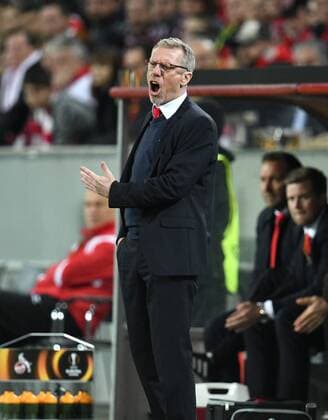 23.11.2017, Fussball GER, UEFA Europa League, 2017 18, 5. Spieltag, 1. FC Koeln - Arsenal London, Trainer Peter Stoeger, Peter Stöger (1.FC Koeln)