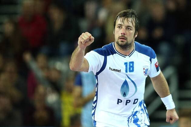 VELUX EHF Champions League, Group A, Round 9, RK PPD Zagreb - FC Barcelona Barca 23.11.2017., Croatia, Arena Zagreb, Zagreb - VELUX EHF Champions League, Group A, Round 9, RK PPD Zagreb - FC Barcelona. Zlatko Horvat.  GoranxStanzl PIXSELL