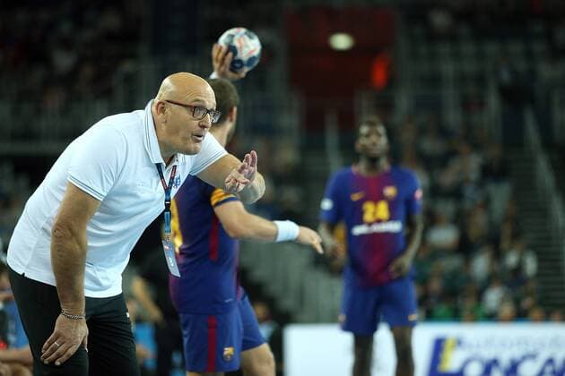 VELUX EHF Champions League, Group A, Round 9, RK PPD Zagreb - FC Barcelona Barca 23.11.2017., Croatia, Arena Zagreb, Zagreb - VELUX EHF Champions League, Group A, Round 9, RK PPD Zagreb - FC Barcelona. Zlatko Saracevic.  GoranxStanzl PIXSELL