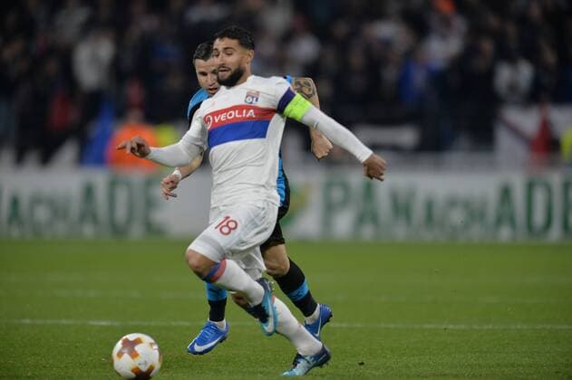 Nabil Fekir (lyon) FOOTBALL : Lyon vs Limassol - Ligue Europa - Phase de goupe - 23 11 2017 FredericChambert Panoramic 