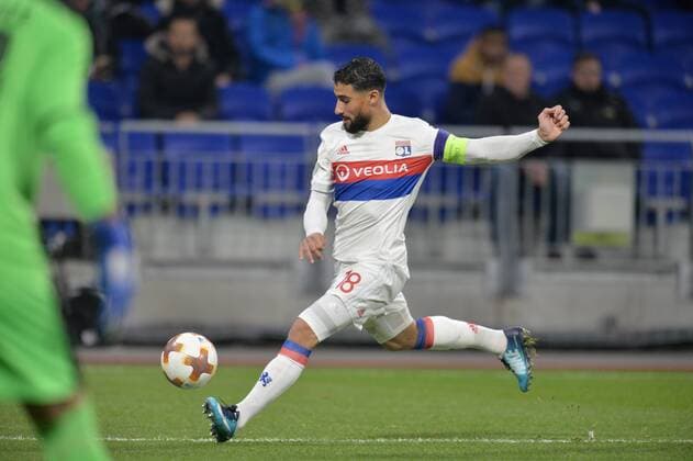 Nabil Fekir (lyon) FOOTBALL : Lyon vs Limassol - Ligue Europa - Phase de goupe - 23 11 2017 FredericChambert Panoramic 