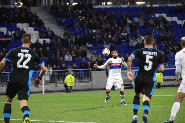 Nabil Fekir (lyon) FOOTBALL : Lyon vs Limassol - Ligue Europa - Phase de goupe - 23 11 2017 FredericChambert Panoramic 