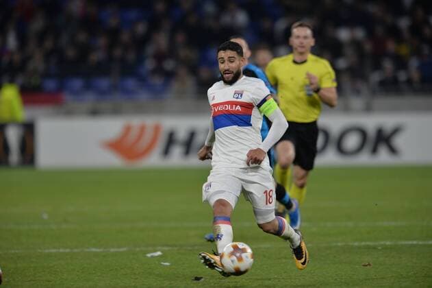 Nabil Fekir (lyon) FOOTBALL : Lyon vs Limassol - Ligue Europa - Phase de goupe - 23 11 2017 FredericChambert Panoramic 
