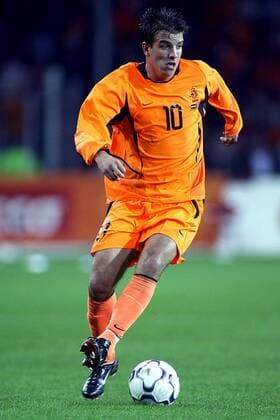 eindhoven 11-10-2003 , ek kwalificatie nederland - moldavie 5-0. rafael van der vaart rafael van der vaart