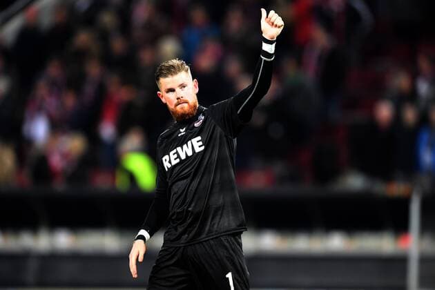 Bilder des Tages - SPORT Fussball, UEFA Europaleague, Saison 2017 2018, 1.FC koeln vs FC Arsenal, 23.11.2017, Rheinenergiestadion Koeln,Timo Horn, TW FC Köln,