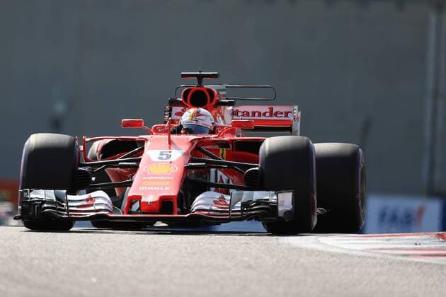 24th November 2017, Yas Marina Circuit, Abu Dhabi, UAE; Abu Dhabi Formula One Grand Prix, Friday free practice; Sebastian Vettel - Scuderia Ferrari  ActionPlus11955333