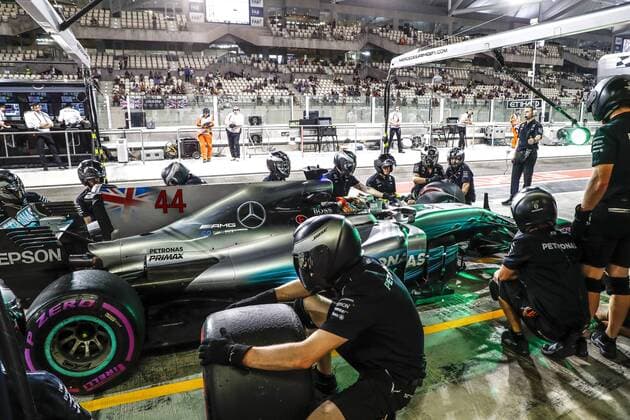 Motorsports: FIA Formula One World Championship WM Weltmeisterschaft 2017, Grand Prix of Abu Dhabi, 44 Lewis Hamilton (GBR, Mercedes AMG Petronas F1 Team), Abu Dhabi United Arab Emirates