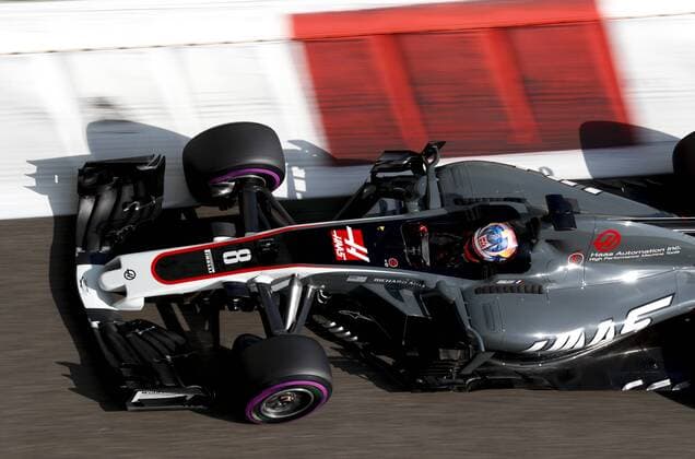 Motorsports: FIA Formula One World Championship WM Weltmeisterschaft 2017, Grand Prix of Abu Dhabi, 8 Romain Grosjean (FRA, Haas F1 Team), Abu Dhabi United Arab Emirates
