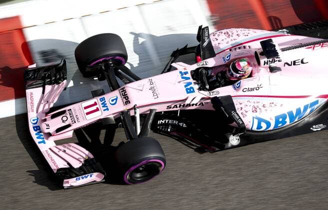 Motorsports: FIA Formula One World Championship WM Weltmeisterschaft 2017, Grand Prix of Abu Dhabi, 11 Sergio Perez (MEX, Sahara Force India F1 Team), Abu Dhabi United Arab Emirates