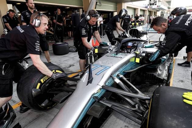 Motorsports: FIA Formula One World Championship WM Weltmeisterschaft 2017, Grand Prix of Abu Dhabi, 77 Valtteri Bottas (FIN, Mercedes AMG Petronas F1 Team), Abu Dhabi United Arab Emirates