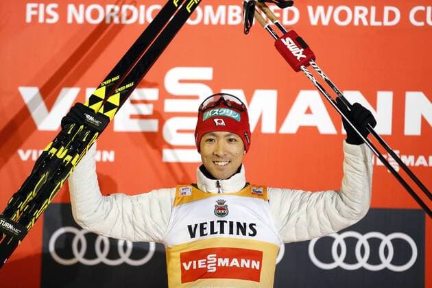 Akito Watabe JPN during the Nordic Combined FIS World Cup Ruka Nordic 25. November 2017 in Kuusamo, Finland.  Copyright: xKallexParkkinenx NP24_00027892