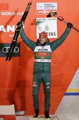 Johannes Rydzek GER during the Nordic Combined FIS World Cup Ruka Nordic 25. November 2017 in Kuusamo, Finland.  Copyright: xKallexParkkinenx NP24_00027894