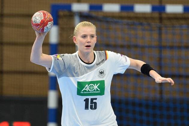Kim Naidzinavicius (Deutschland), Deutschland vs. Island, Handball, Testspiel, 25.11.2017, Dresden Copyright: xEibner-Pressefoto BertxHarzerx EP_BHR