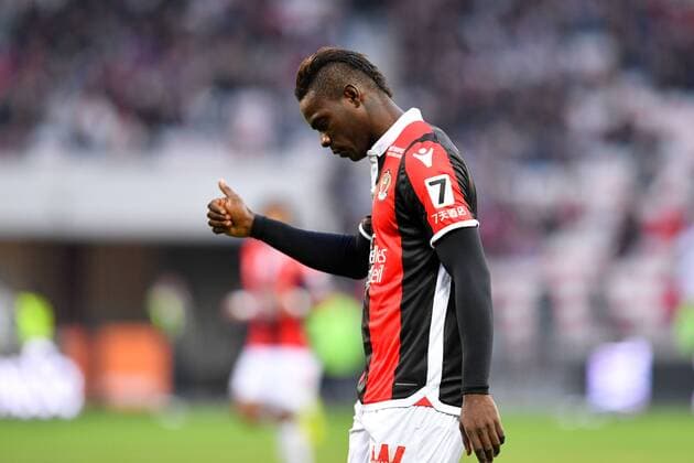 09 Mario BALOTELLI (nice) - DECEPTION FOOTBALL : Nice vs Lyon - Ligue 1 Conforama - 26 11 2017 FEP Panoramic 