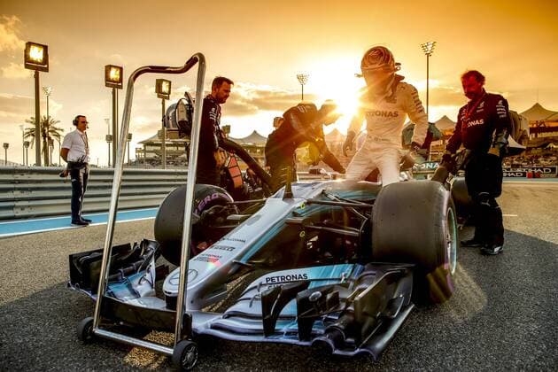 Motorsports: FIA Formula One World Championship WM Weltmeisterschaft 2017, Grand Prix of Abu Dhabi, 77 Valtteri Bottas (FIN, Mercedes AMG Petronas F1 Team), Abu Dhabi United Arab Emirates