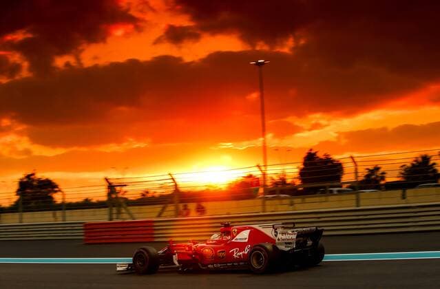 Themen der Woche - SPORT Bilder des Tages - SPORT Motorsports: FIA Formula One World Championship WM Weltmeisterschaft 2017, Grand Prix of Abu Dhabi, 5 Sebastian Vettel (GER, Scuderia Ferrari), Abu Dhabi United Arab Emirates