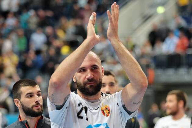 Joan Canellas Reixach (Skopje, 21), Einzelbild, Aktion, Action, Handball, Champions League, Rhein-Neckar Löwen - HC Vardar Skopje,