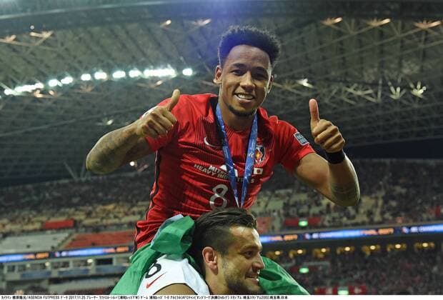 Rafael da Silva (Reds), NOVEMBER 25, 2017 - Football Soccer : Rafael da Silva of Urawa Reds celebrates after winning the AFC Champions League Final 2nd leg match between Urawa Red Diamonds 1-0 Al-Hilal at Saitama Stadium 2002 in Saitama, Japan. Noxthirdxpartyxsales  (mmcb009126)