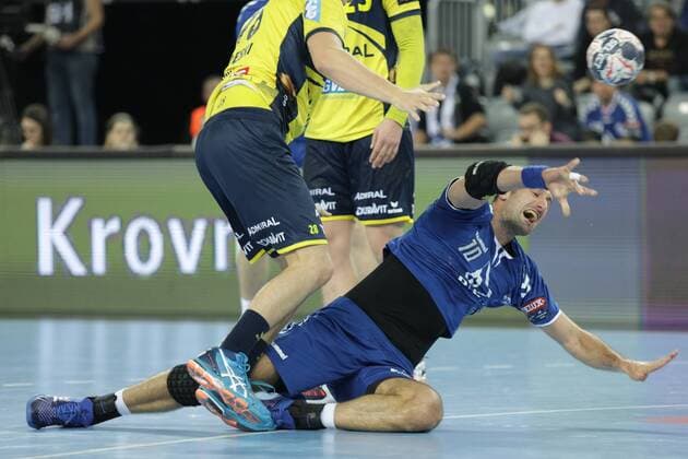 Zagreb, 29.11.2017. - Arena Zagreb hall, 2017 18 EHF Men s Champions League Group Phase. HC Prvo plinarsko drustvo (blue) - Rhein-Neckar Löwen (yellow) 30:26 Igor VORI (10) 
