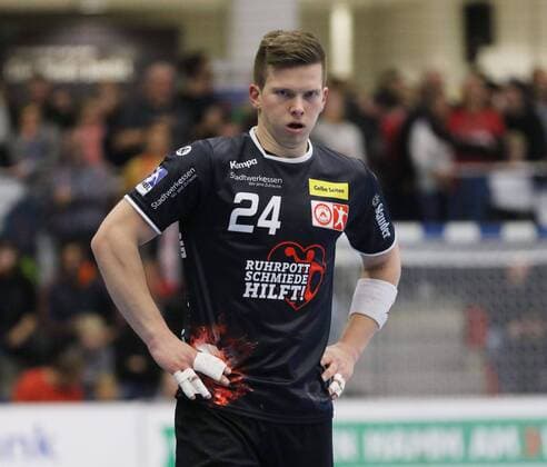 Carsten Ridder (TUSEM Essen 24), ASV Hamm-Westfalen vs TUSEM Essen, Handball, 2. Bundesliga, 01.12.2017, Hamm Copyright: xStrohdiekx Eibner-Pressefotox EP_jsk