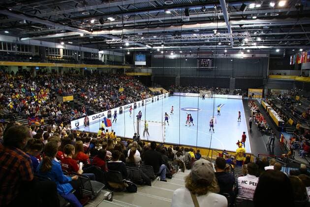 Hallenansicht, Rumaenien vs Paraguay, IHF Frauen Handball Weltmeisterschaft, 02.12.2017, Fotograf Neis Eibner Trier Copyright: xNeisx Eibner-Pressefotox EP_ans