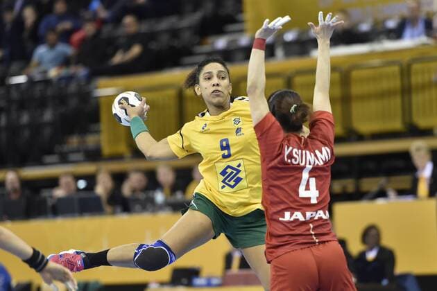 Handball, WM Damen, Brasilien - Japan VM kvindehandbold. Brasilien - Japan. Polfoto_73109189  Copyright: POULSENxLARS
