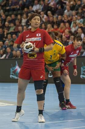 GER, IHF WM 2017, Brasilien (BRA) vs Japan (JPN) 02.12.2017, EWE Arena, Oldenburg, Germany, 23.IHF World Championship WM Weltmeisterschaft 2017 Women, first round, Group C, Brasilien vs Japan, im Bild Nozomi HARA (JPN 24)
