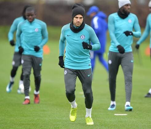 Chelsea Training Session Cesc F?bregas during the Chelsea Training Session at their Training Ground in Cobham, UK. Content Not Available For UK Newspapers Copyright: xSimonxDaelx FIL-11048-0012