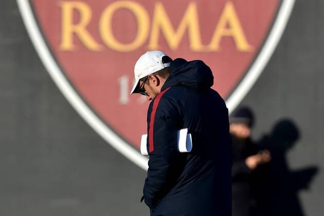 Eusebio Di Francesco coach Roma Roma 04-12-2017 Centro Sportivo Trigoria AS Roma Champions League training 2017 2018 Foto Andrea Staccioli Insidefoto andreaxstaccioli