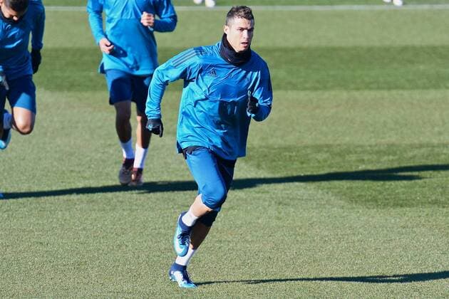Real Madrid Training Cristiano Ronaldo of Real Madrid during training at Ciudad Deportiva de Majadahonda, Madrid Content Not Available For UK Newspapers Copyright: xKristianxKanex FIL-11057-0007