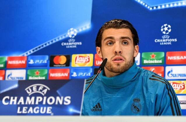 05.12.2017, xfux, Fussball Champions League, Real Madrid Pressekonferenz vor dem Champions League Spiel gegen Borussia Dortmund, emspor, v.l. Mateo Kovacic (Real Madrid) Madrid