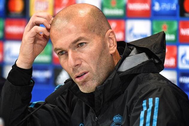 Real Madrid Presser Real Madrid manager Zinedine Zidane during a press conference PK Pressekonferenz at Ciudad Deportiva de Majadahonda, Madrid Content Not Available For UK Newspapers Copyright: xKristianxKanex FIL-11058-0016