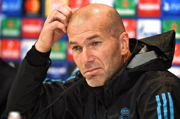 Real Madrid Presser Real Madrid manager Zinedine Zidane during a press conference PK Pressekonferenz at Ciudad Deportiva de Majadahonda, Madrid Content Not Available For UK Newspapers Copyright: xKristianxKanex FIL-11058-0018
