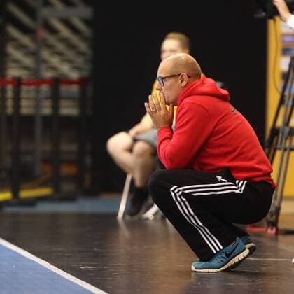 Trainer Morten Soubak (Angola) Slowenien vs Angola --- Handball --- Frauen-Weltmeisterschaft --- 02.12.2017 Trier Copyright: xWeissx Eibner-Pressefotox EP_rws