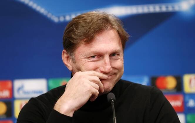 RB Leipzig - PK Champions League Leipzig, 05.12.2017, Red Bull Arena, Fussball, UEFA Champions League, Gruppe G, 6.Spieltag, Pressekonferenz am Vortag der Partie RB Leipzig vs. Besiktas Istanbul , Im Bild: Trainer Ralph Hasenhüttl Hasenhuettl (RB Leipzig) ,