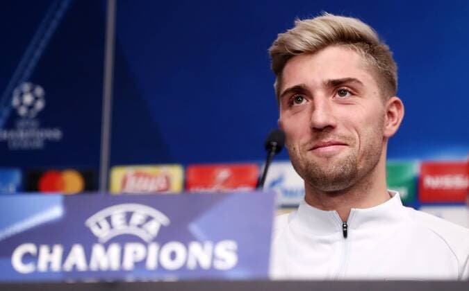 RB Leipzig - PK Champions League Leipzig, 05.12.2017, Red Bull Arena, Fussball, UEFA Champions League, Gruppe G, 6.Spieltag, Pressekonferenz am Vortag der Partie RB Leipzig vs. Besiktas Istanbul , Im Bild: Kevin Kampl (44, Leipzig) ,
