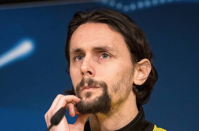 05.12.2017, xfux, Fussball Champions League, Borussia Dortmund Pressekonferenz vor dem Champions League gegen Real Madrid, emspor, v.l. Neven Subotic (Borussia Dortmund) Madrid