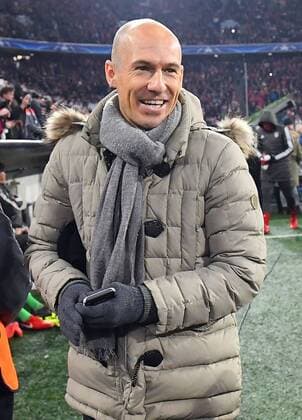 05.12.2017, xjhx, Fussball UEFA Champions League, FC Bayern Muenchen - Paris Saint-Germain PSG, emspor, v.l. Arjen Robben (FC Bayern Muenchen) Muenchen