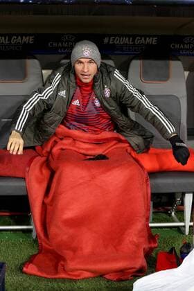 Thomas Mueller (FC Bayern Muenchen 25) auf der Bank, FC Bayern Muenchen vs Paris Saint-Germain, Champions League, Fussball, 05.12.2017, Muenchen Copyright: xLanger Eibner-Pressefotox EP_HLR
