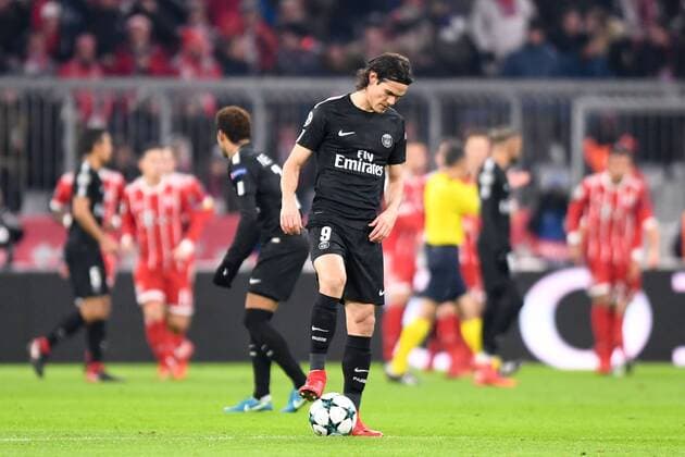 09 EDINSON CAVANI (psg) - DECEPTION FOOTBALL : Bayern Munich vs Paris SG - Ligue des Champions - 05 12 2017 AnthonyBIBARD FEP Panoramic 