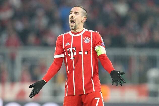 Franck Ribery 7 (FC Bayern Muenchen) sauer, schreit, FC Bayern Muenchen vs. Paris Saint-Germain, Fussball, Vorrunde, Champions League, 05.12.2017 Muenchen Bayern Deutschland