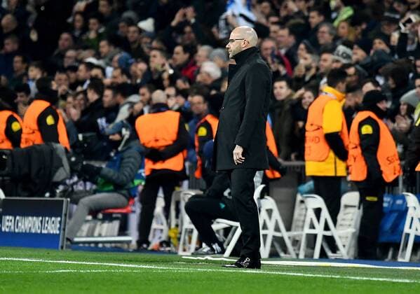 06.12.2017, xfux, Fussball Champions League, Real Madrid - Borussia Dortmund, emspor, v.l. Trainer Peter Bosz (Borussia Dortmund) Madrid