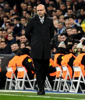 06.12.2017, xfux, Fussball Champions League, Real Madrid - Borussia Dortmund, emspor, v.l. Trainer Peter Bosz (Borussia Dortmund) Madrid