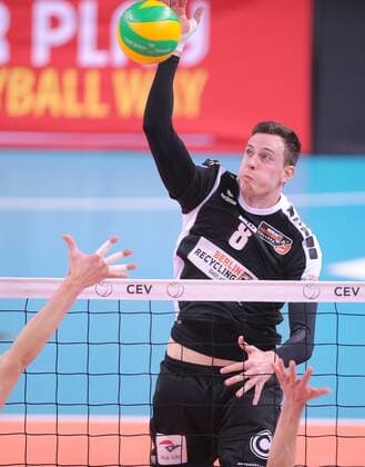 Volleyball, CL, Jastrzebski Wegiel - Berlin Recycling Volleys 2017.12.06 Jastrzebie Siatkowka Mezczyzn Liga Mistrzow Sezon 2017 2018 Jastrzebski Wegiel - Berlin Recycling Volleys N z Vigrass Graham Foto Lukasz Sobala Press Focus 2017.12.06 Jastrzebie Volleyball Mens CEV Volleyball Champions League Season 2017 2018 Jastrzebski Wegiel - Berlin Recycling Volleys Vigrass Graham Credit: Lukasz Sobala Press Focus NEWSPIX.PL --- Newspix.pl  20171206PF_LS124