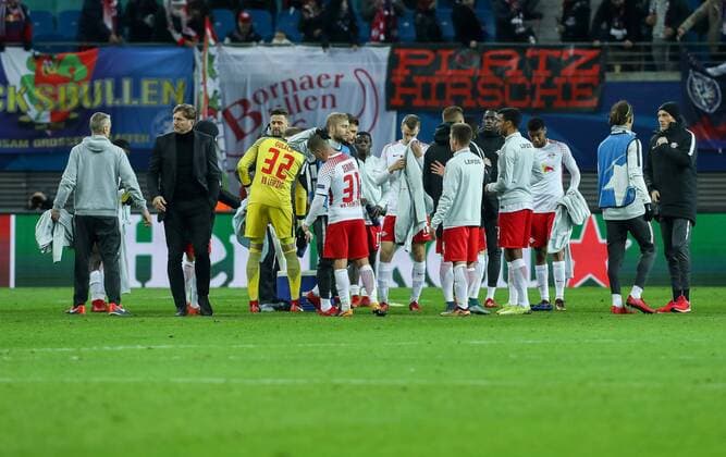 Leipzig, Deutschland 06.12.2017, UEFA Champions League - 2017 18 Season, Gruppenphase - Gruppe G - 6. Spieltag, RB Leipzig - Besiktas Istanbul, Leipzig, Trainer Ralph Hasenhuettl (RBL) enttaeuscht, enttaeuschung ( DeFodi507