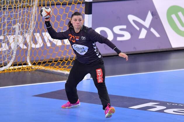 Handball, WM, Damen, Serbien - Niederlande 6-12-2017 HANDBAL:NEDERLAND-SERVIE:LEIPZIG WK Handbal Dames 2017 Nederland - Servie 27-27 Jasmina Jankovic 23 NED Foto: Henk Seppen xVIxVIxImagesx xSoenarxChamidxsportfotografiexIVx 9504166